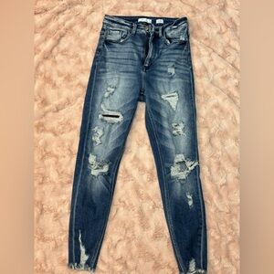 KanCan Distressed Blue Jeans